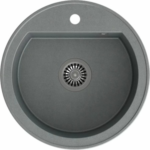 Quadron Вградена мивка Quadron Pop Johnny 210, сива, композитна, 51 см (HCQC5151SZK) Мивка за вграждане