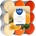 BISPOL Ароматни чаени свещи Bispol Aura - Orange, 18 броя (p15-18-63)