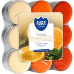 BISPOL Ароматни чаени свещи Bispol Aura - Orange, 18 броя (p15-18-63)