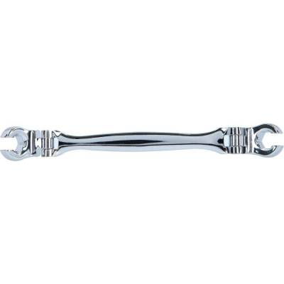 KS Tools Otevřený oboustranný očkový klíč s dvojitým kloubem 10 x 11 mm 518.0528