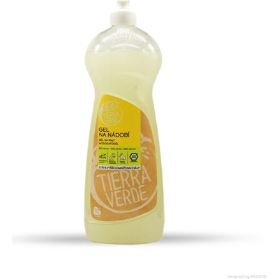 Tierra Verde – Gel na nádobí BIO citron (TIERRA VERDE), 1 l