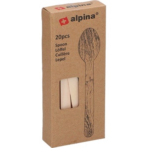 Alpina ЛЪЖИЦА ДЪРВЕНА alpina 16см К-КТ 20бр (871125257498)