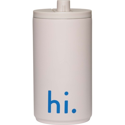 Design Letters Чаша за пътуване Design Letters Hi 350 мл бежова (30101019PBHI)