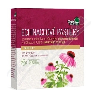 Naturprodukt Echinaceové pastilky 20 kapslí