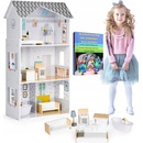 Eco Toys Domček pre bábiky s nábytkom Residence Grace