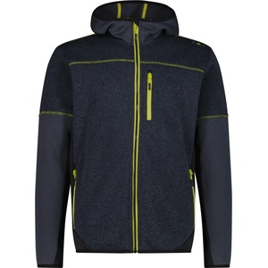 CMP Мъжко поларено яке CMP Jacket Fix Hood 36H2437 Fleece jacket - Titanio / Nero - размер 52 (EU) (005-7327-0314)