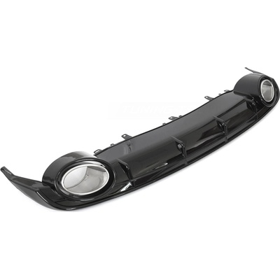 Difúzor Audi A6 C7 14-18 Twin Outlet Glossy Black Sport Style