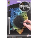 Vyškrabávací obrázok sova