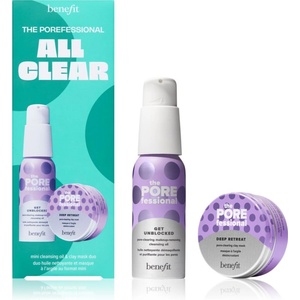 Benefit The POREfessional All Clear - Cleansing Oil & Clay Mask Duo Set комплект за грижа за лице