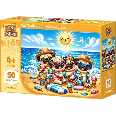 Art Puzzle Детски пъзел Art Puzzle от 50 XXL части - Лятна ваканция (35319)