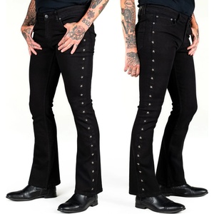 Wornstar мъжки панталони jeans WORNSTAR - Gauntlet Star - черни - WSGP-GLTSK