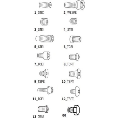 Cmt Šroub typ:9 TEPEI M4x6 C99000400