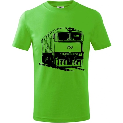Vlak 753 tričko detské Apple Green