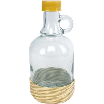 Fľaša na alkohol sklo 500ml, SLIVOVICA hranatá, uzáver na závit Kláštorná KLC