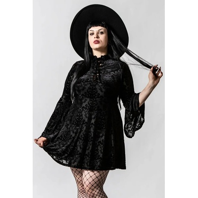 KILLSTAR дамска рокля KILLSTAR - Lost Kingdom Lace-Up - Черен - KSRA004356
