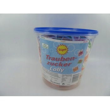 FRIGEO Traubenzucker lízátko hroznový cukr 100 ks 750 g