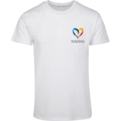 Mister Tee Тениска Merchcode Football - Romania T-shirt white XXLUB-MP0008634-00220 - Тъмносив, размер L