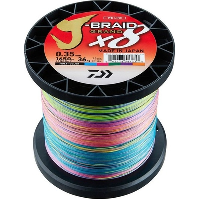 DAIWA J-BRAID GRAND X8 Multi-Color 1500m 0,10mm/7,0kg