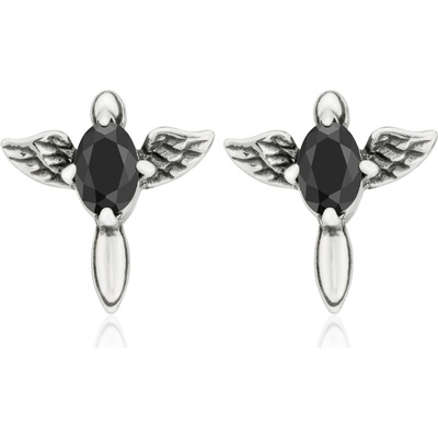 Sam's Artisans náušnice Cherub Wings chirurgická ocel INM034