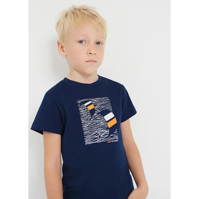 MAYORAL Комплект от 2 тениски с къс ръкав за момче Майорал в бяло и тъмно синьо