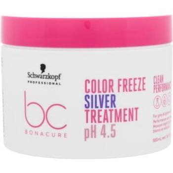 Schwarzkopf BC Bonacure Color Freeze pH 4.5 Treatment Silver подмладяваща маска за коса с неутрализиращ ефект 500 ml за жени