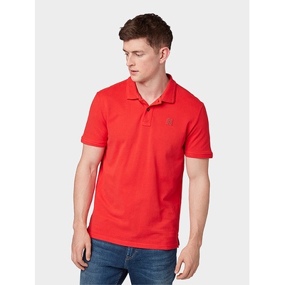 Tom Tailor triko s límečkem 1009577/13189 červená