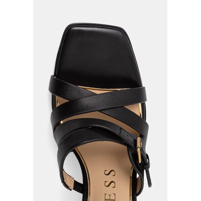 Guess Кожени сандали Guess RADELA (FLJRAD.LEA03.BLACK)