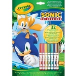 Crayola Crayola: Sonic активитен тетрадка (04-0866G)