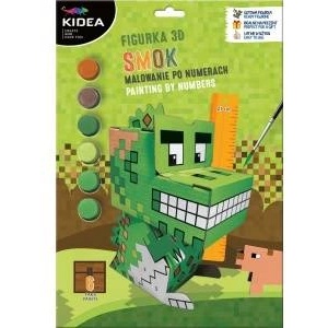 DERFORM 3D figurine painting by numbers Dragon KIDEA