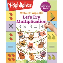 Write-On Wipe-Off Let's Try Multiplication Highlights LearningSpiral