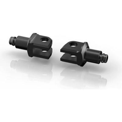 Adaptér RIZOMA pro stupačky řidiče pro motocykly KAWASAKI Z750/1000, ER6F/N a Versys, hliník (2ks)