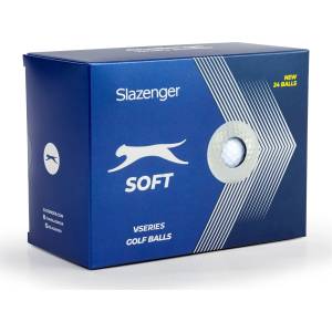 Slazenger V Series Soft 24Pk - White