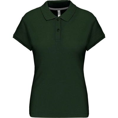 Kariban K242 Dámske piqué polo zelená Forest