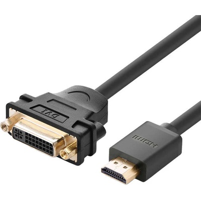 hdmi мъжки към vga женски адаптер, 22см (черен) (20136)