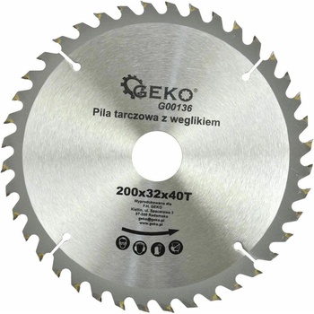 GEKO Kotouč pilový vidiový, 200x32x40T G00136