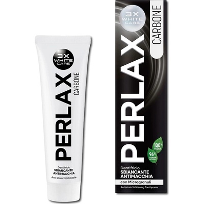 Perlax bieliaca proti zafarbeniu zubov Carbone 75 ml