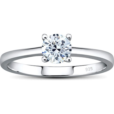 SILVEGO strieborný prsteň MADISON so Swarovski Zirconia JJJR2339sw