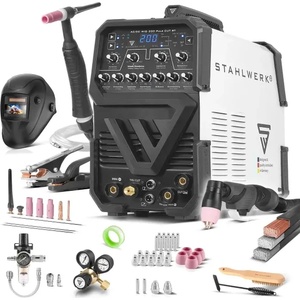 STAHLWERK Апарат за плазмено рязане STAHLWERK AC/DC WIG/TIG 200 Puls SET FULL/ 10-200А (1002) Заваръчен апарат