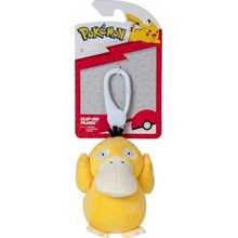 Přívěsek na klíče Jazwares Pokémon plyšový Psyduck clip on plush