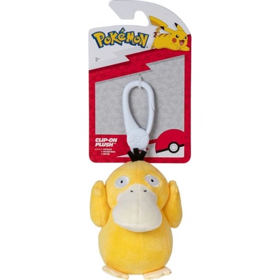 Přívěsek na klíče Jazwares Pokémon plyšový Psyduck clip on plush