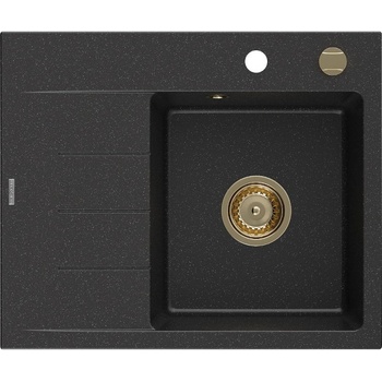 Mexen Ben гранитна мивка с 1 отделение и отцедник, дясна 600 x 500 мм (6523605000-73-G)