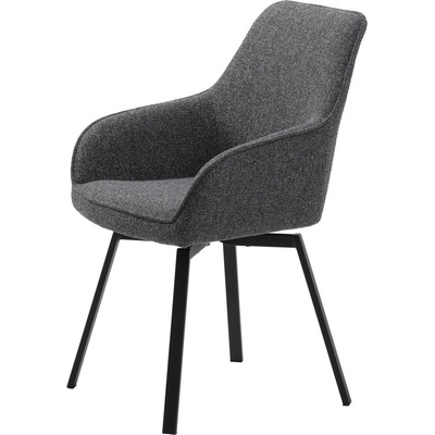 Unique Furniture Сив трапезен стол Alma - Unique Furniture (49590000)