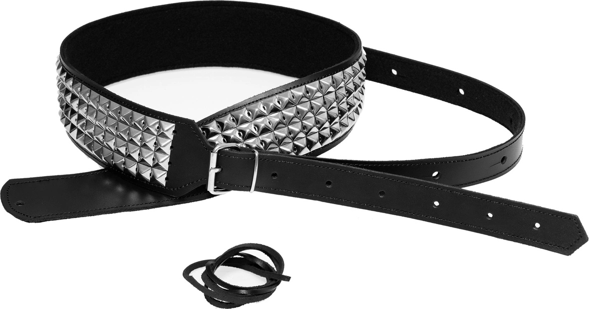 Black & metal каишка за китара - pyramids 4 - pas-234