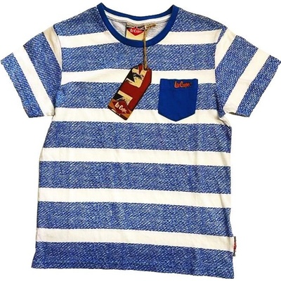 Lee Cooper dětské tričko white blue