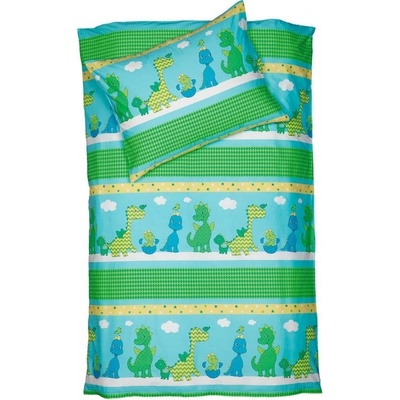 SCANquilt Obliečky Klasik happy dino 140x200 70x90
