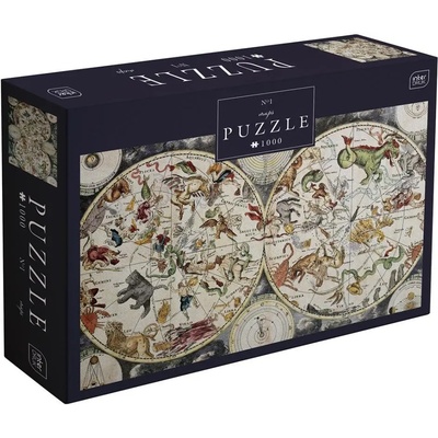 Interdruk - Puzzle Maps: Zodiac Signs - 1 000 piese