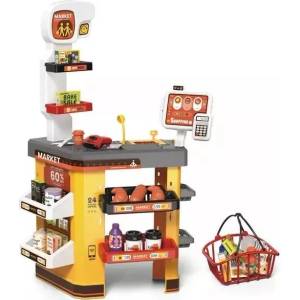 Man Yuk Toys Супермаркет комплект с кош - 52 части (668-131)