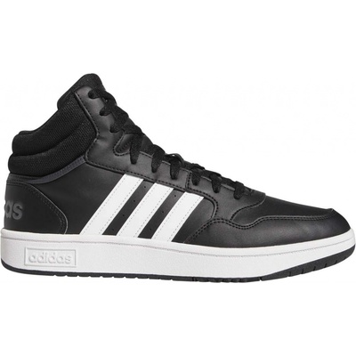 adidas Hoops 3.0 Mid core black/cloud white/grey six – Zbozi.Blesk.cz