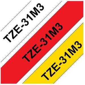 Brother TZE31M3 tape cassette 12mmx8m 3 (TZE31M3)