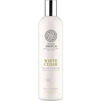 Natura Siberica Siberie Blanche Bílý cedr šampon pro objem a lesk 400 ml